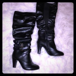 Black Knee high Boots